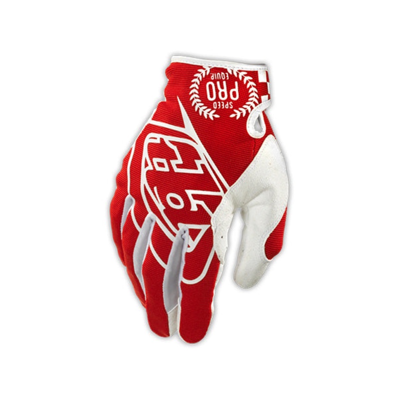 Troy Lee SE BMX Race Gloves-Red