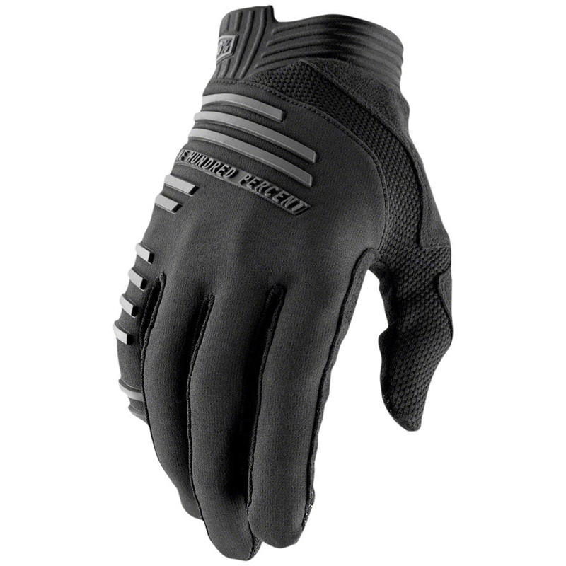 100% R-Core Gloves – Black, Full Finger, Men’s, Large