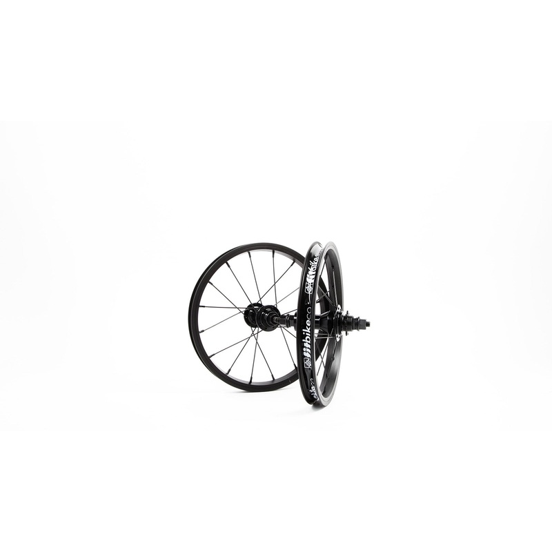 14″ OEM WHEELSET 16 HOLE SINGLE WALL, 3/8″ SEALED FRONT 3/8″ SEALED CASSETTE 9T REAR ALL BLACK