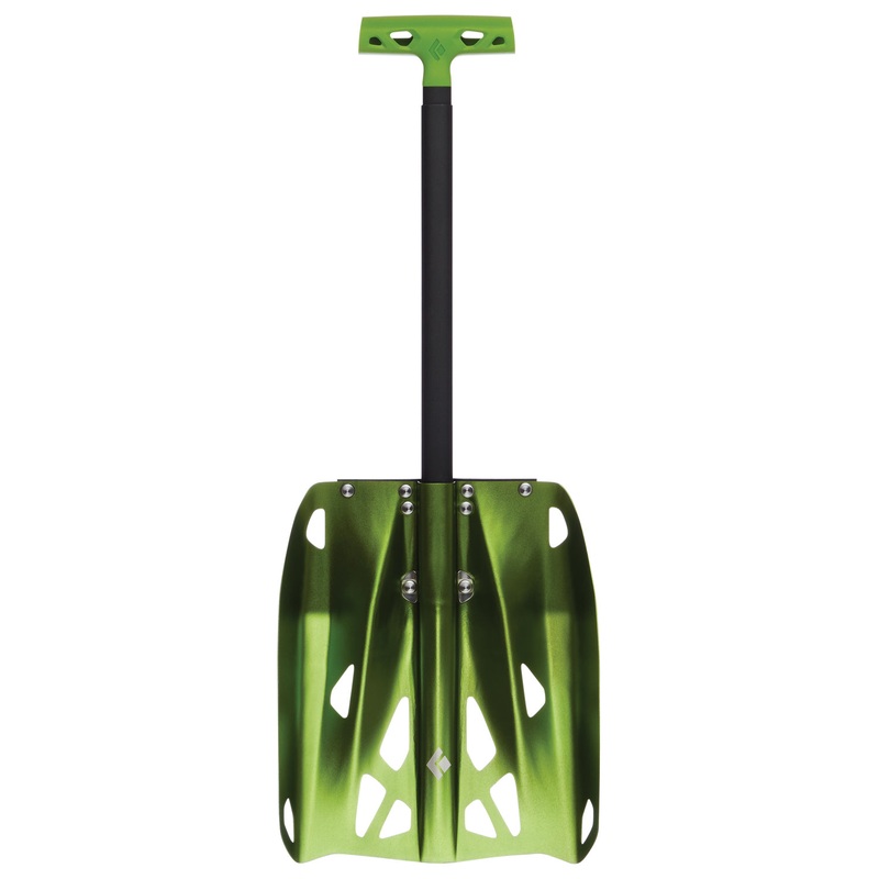Black Diamond Transfer Lt Shovel in Envy Green – Lightweight and Durable for All Your Snow Removal Needs