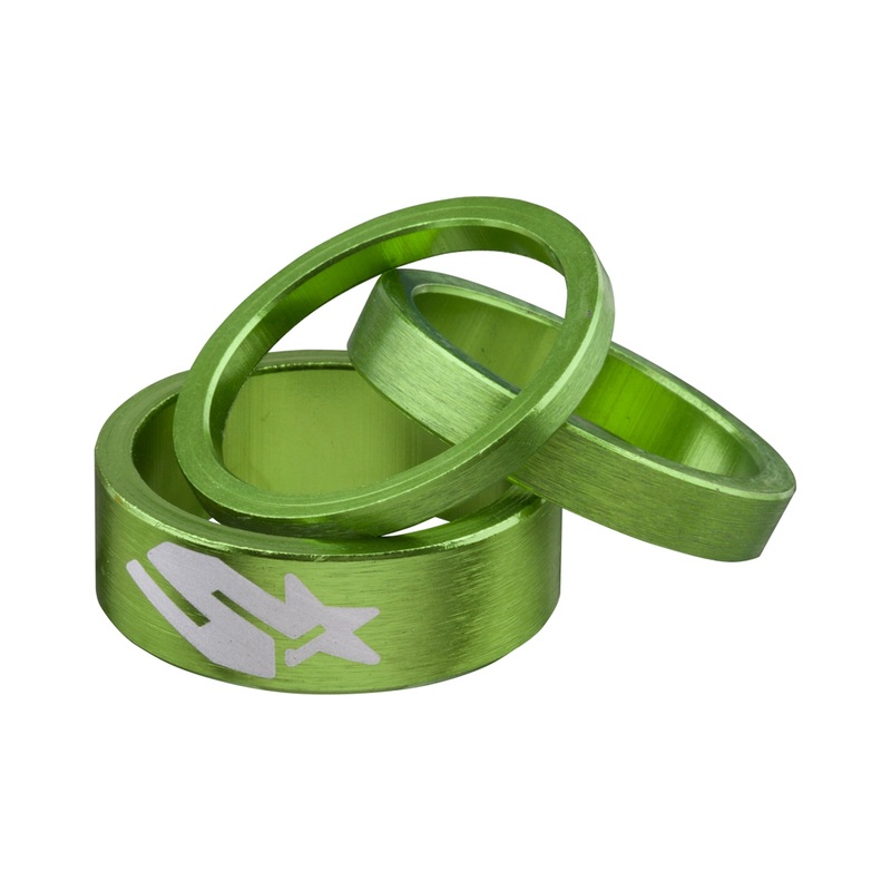 Spank Headset Spacer Kit 3/6/12mm Set – Green