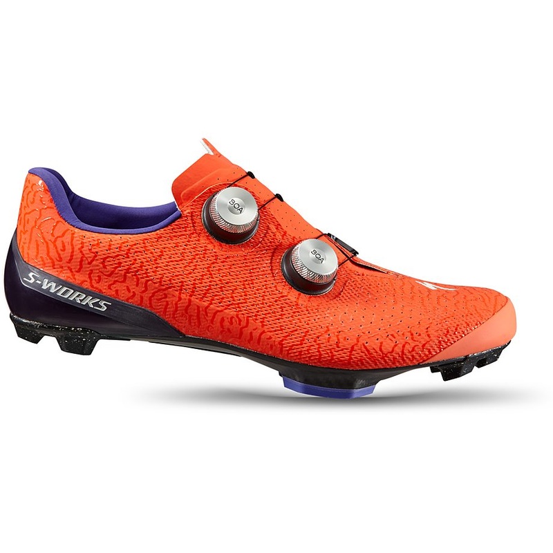 Specialized S-Works recon shoe cactus bloom/blaze/deep lake 41