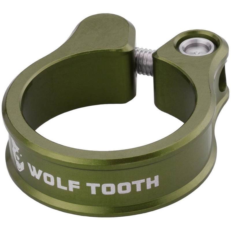 Wolf Tooth Seatpost Clamp – 31.8mm, Bolt-On, Olive