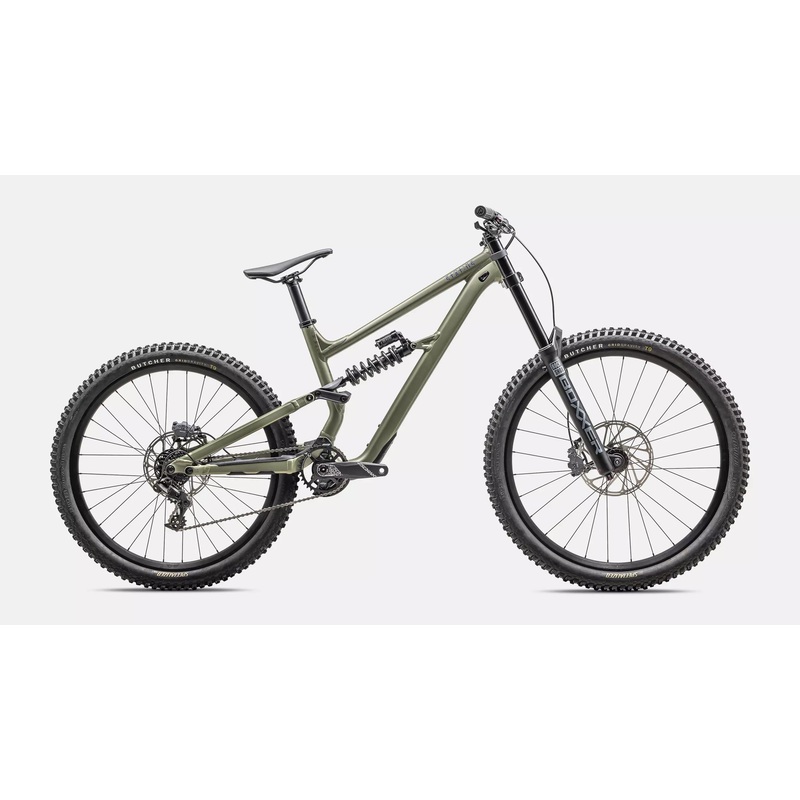 2025 Specialized status 170 2 dh bike satin metallic spruce / purple haze s5