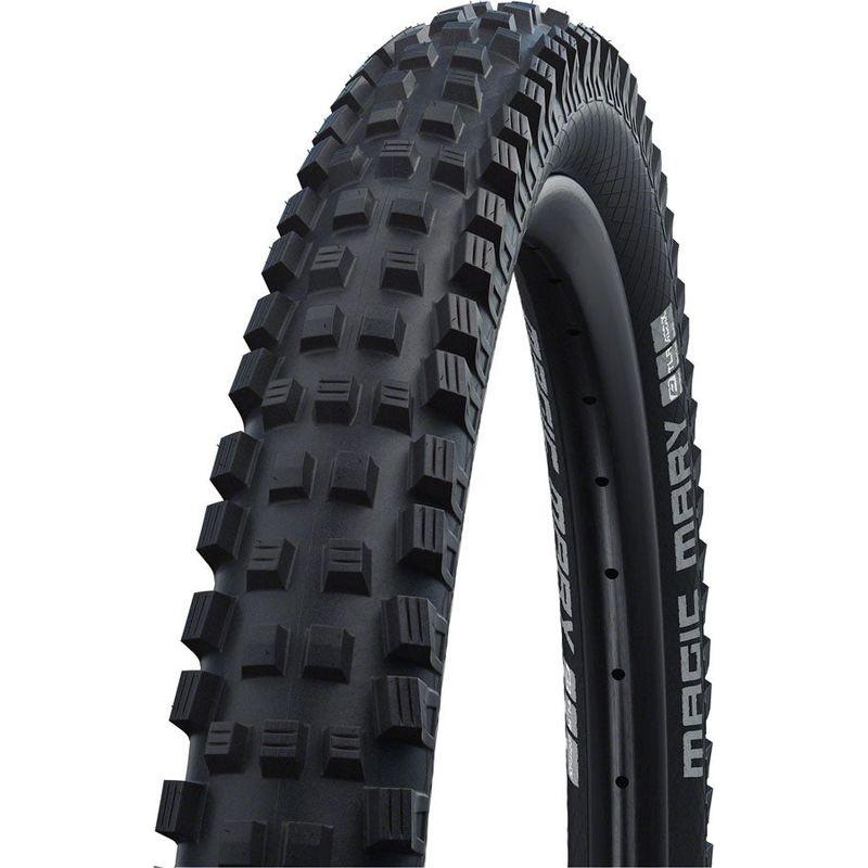 Schwalbe Magic Mary Tire – 29 x 2.6 Tubeless Folding Black Evolution Line Addix Soft Super Trail