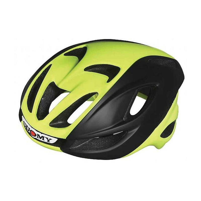Suomy Glider Road Helmet – Flo Yellow-Matt Black