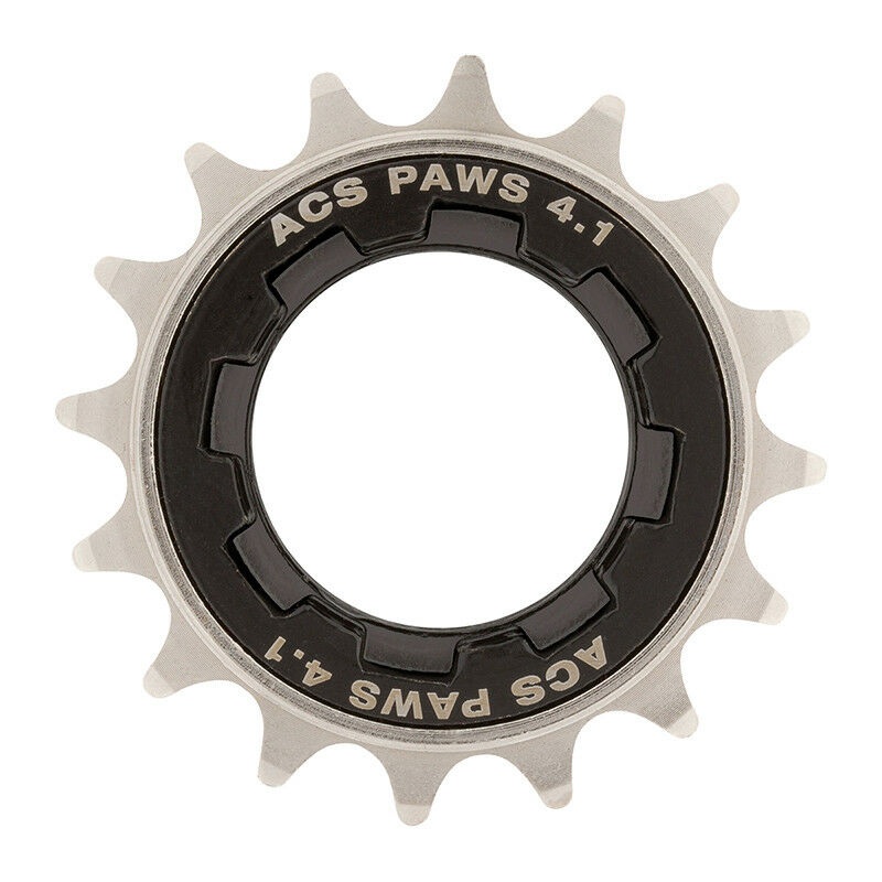 ACS Paws 4.1 16T BMX Freewheel – 1/8″ & 3/32″- Black/Nickel