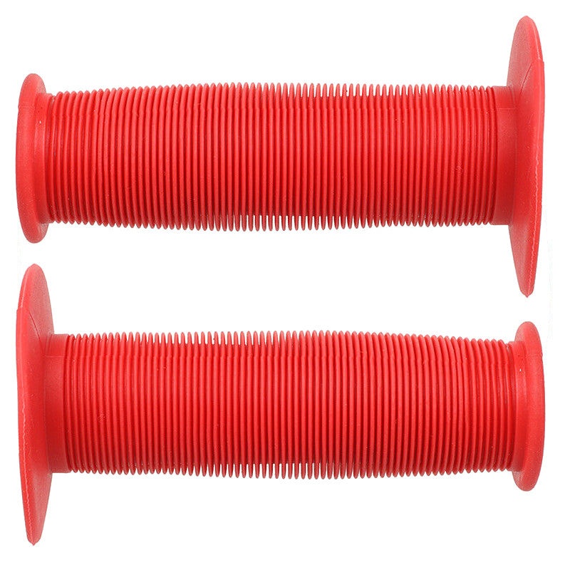Turbo-Style BMX grips – Mushroom/Toadstool – Flanged – Red