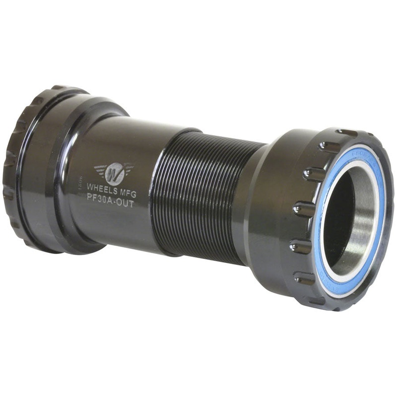 Wheels Manufacturing PF30A Frame to 30mm Spindle Outboard Thread-Together Bottom Bracket ABEC-3 Bearings