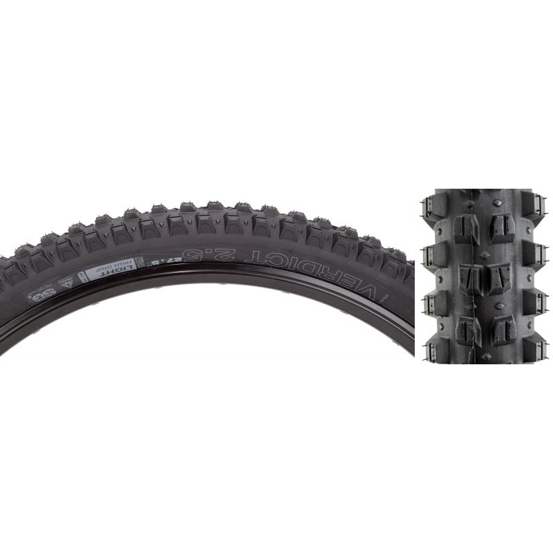 WTB Verdict Tire – 27.5 x 2.5 TCS Tubeless Folding BLK Light/High Grip TriTec SG2