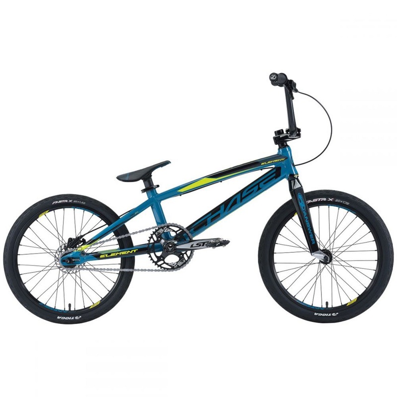 Chase Element Pro XXXL BMX Race Bike-Petrol Blue/Black/Neon Yellow