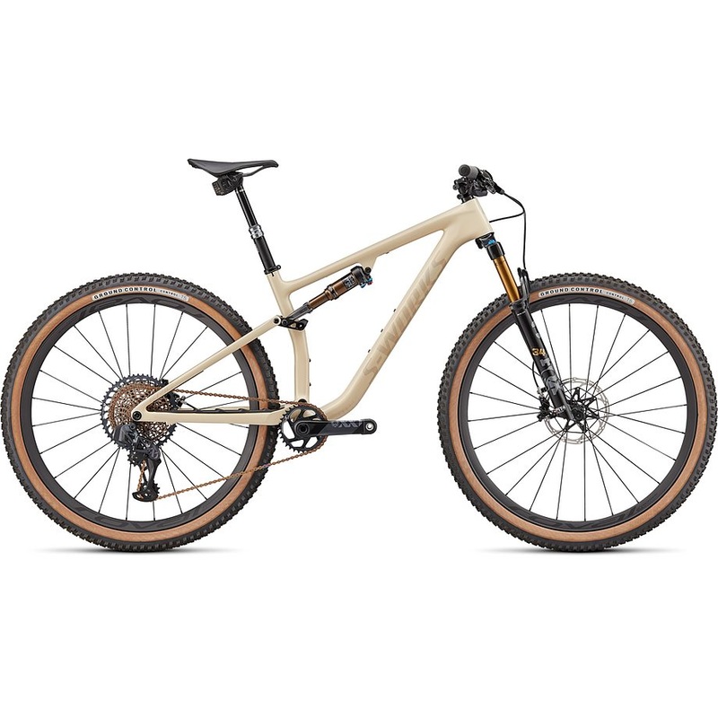 2022 Specialized epic evo S-Works bike gloss sand / satin red gold tint l