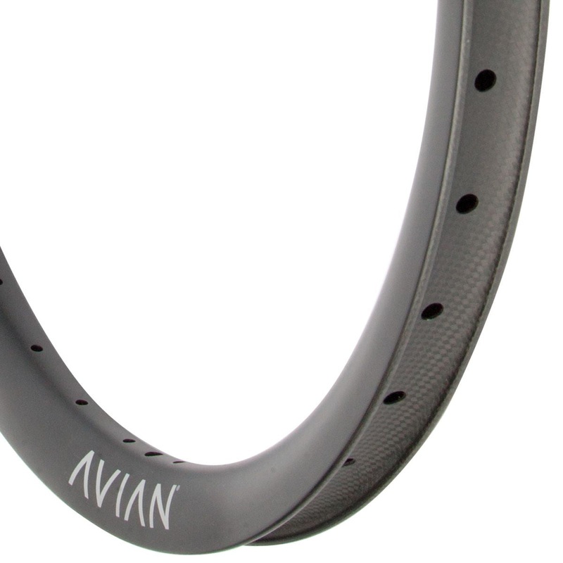 Avian Venatic Carbon Front Rim – 24 x 1.75″ – 36H – Matte Black