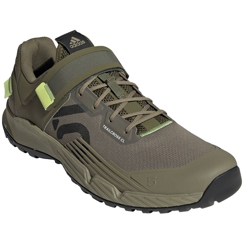 Five Ten Trailcross Mountain Clipless Shoes – Mens Orbit Green/Carbon/Pulse Lime 11