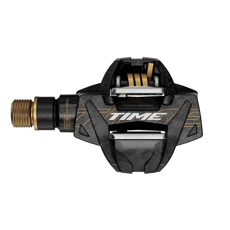 Time ATAC XC 12 Pedals – Dual Sided Clipless Carbon 9/16″ Carbon/Gold B1