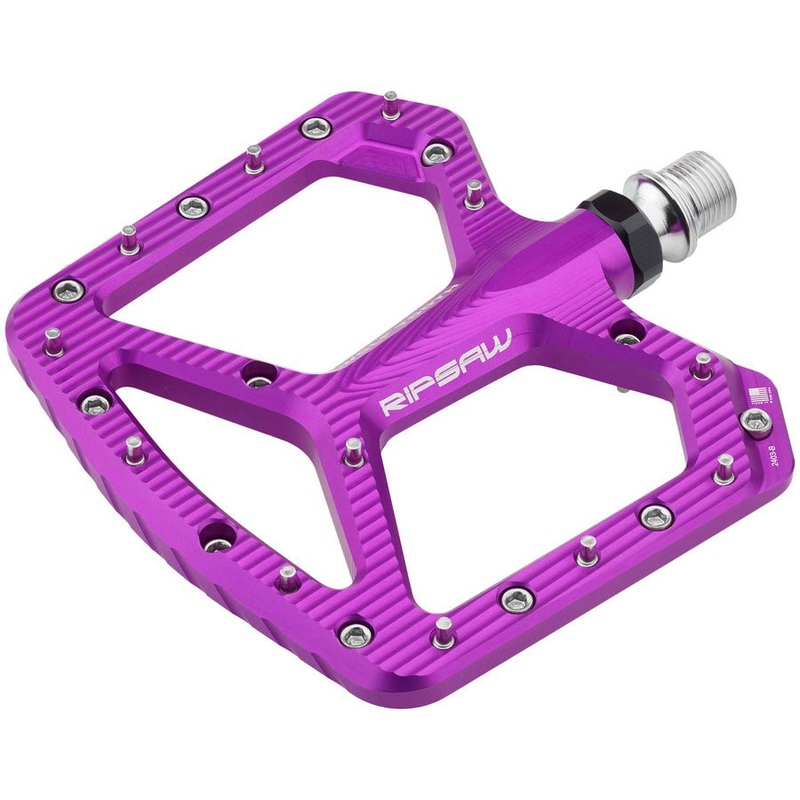 Wolf Tooth Ripsaw Aluminum Pedals – Ultraviolet Purple
