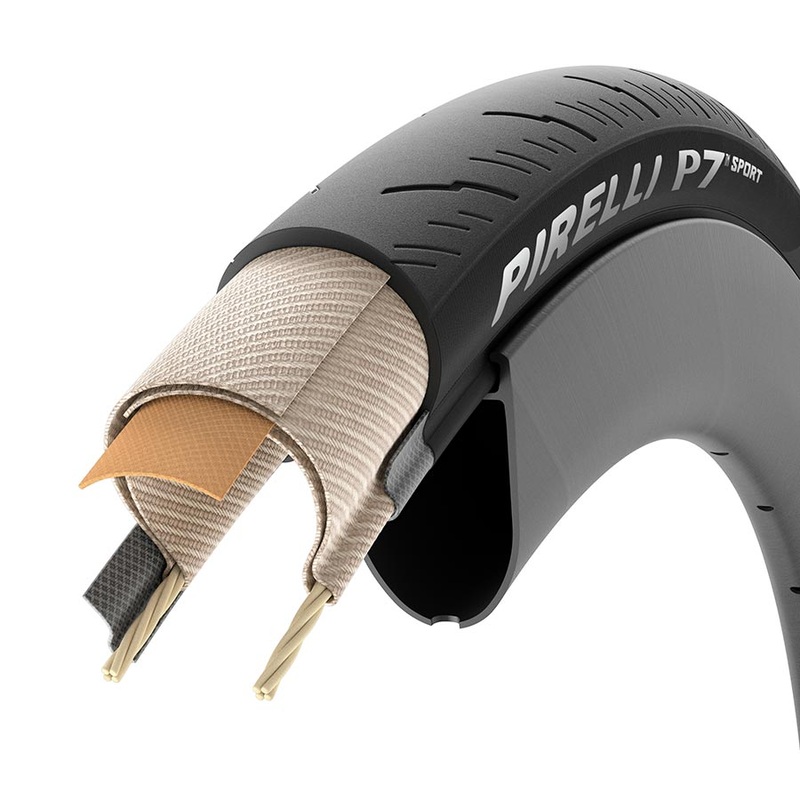 Pirelli P7 Sport Tire – 700 x 28 Clincher Folding Black