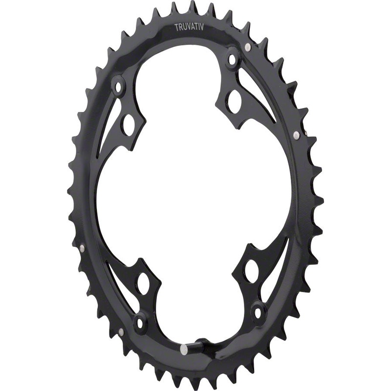 TruVativ Trushift Chainring 42t 104 BCD 8/9/10/11-Speed Steel Black V4 RD MTB