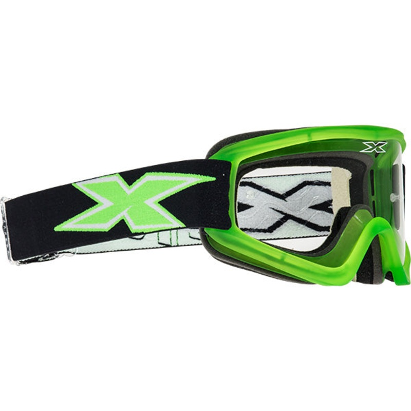 X-Brand Gox Flat Out Goggles-Liquid Green