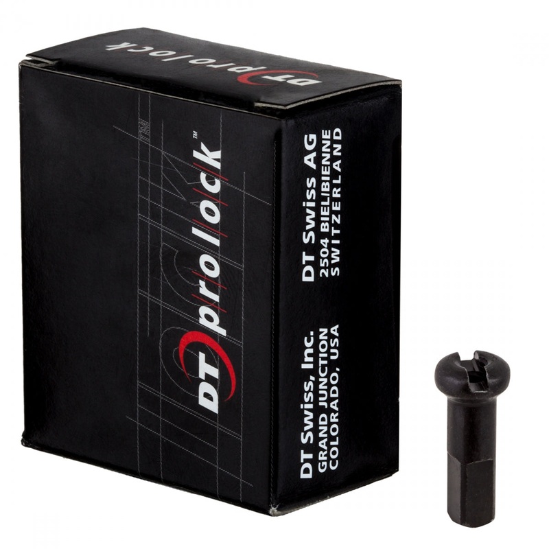 Spoke Nipple Dt Brass 2.0X14Mm Prolock Black Bxof100