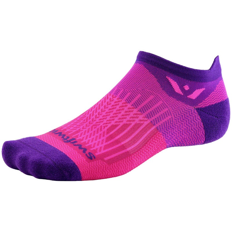 Swiftwick Aspire No Show Socks – Purple Medium