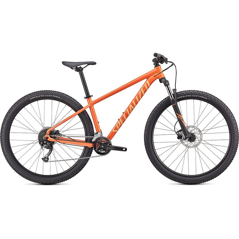2021 Specialized rockhopper sport 29 bike gloss blaze / ice papaya l