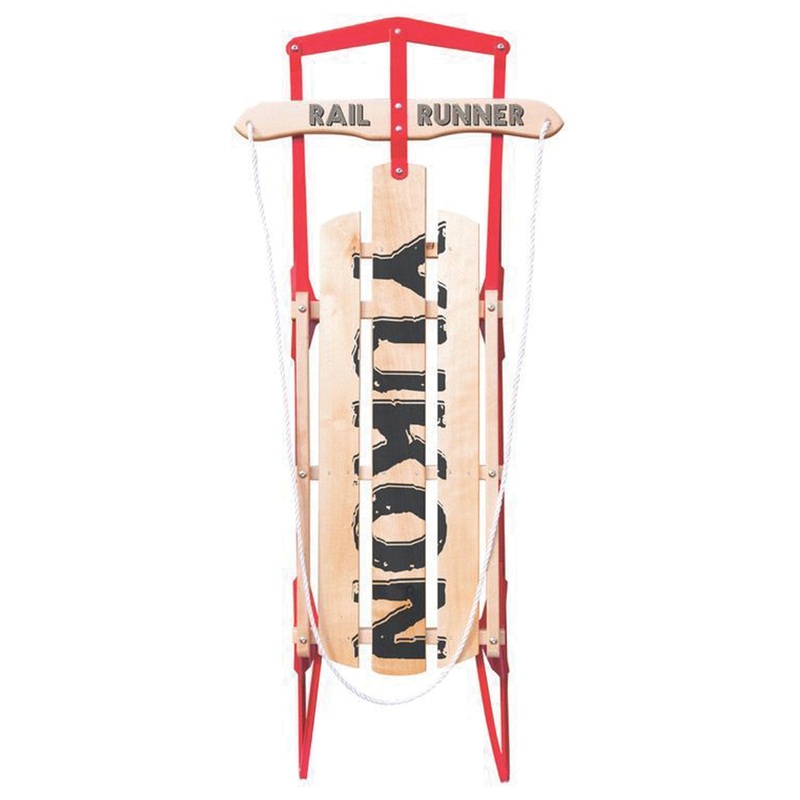 Yukon Charlie’s Rail Runner Wood Sled 48″