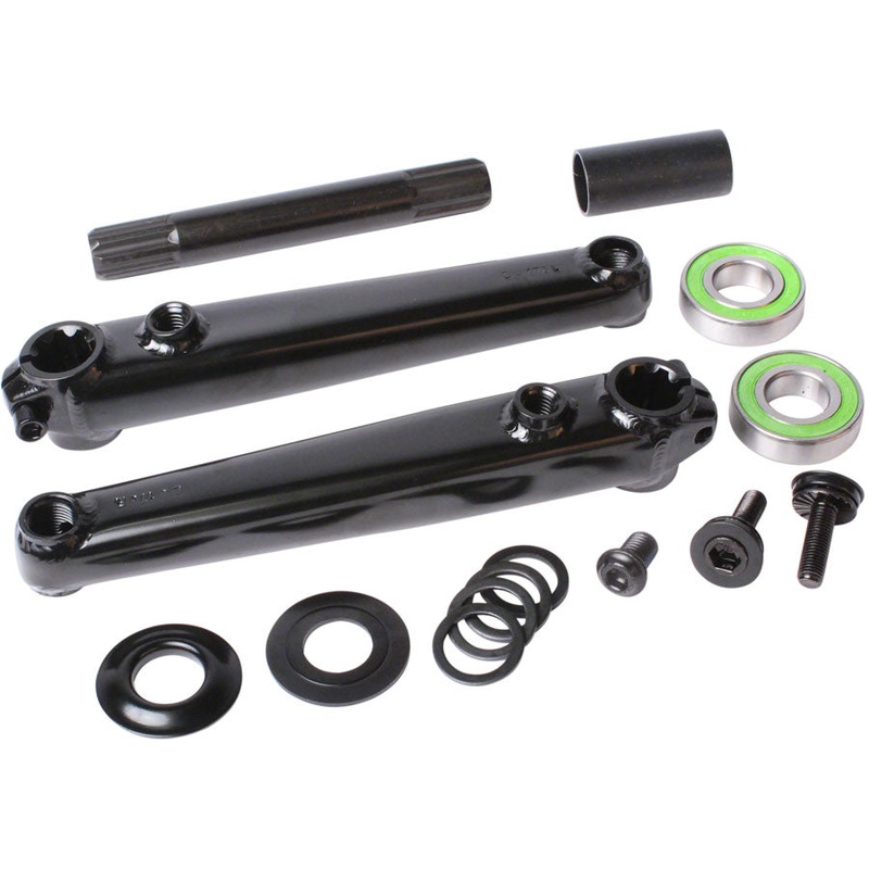 Sunday Saker V2 3-Piece Crankset 155mm BB Included Tubular Chromoly Arms
