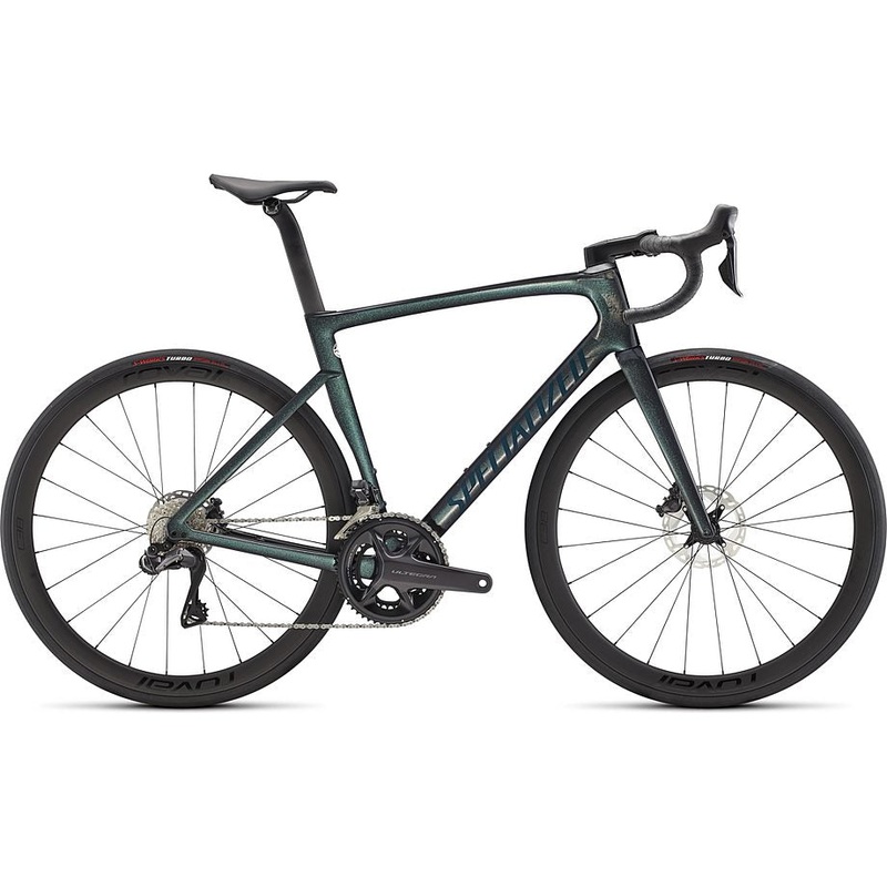2022 Specialized tarmac sl7 expert bike gloss carbon/oil tint/forest green 44