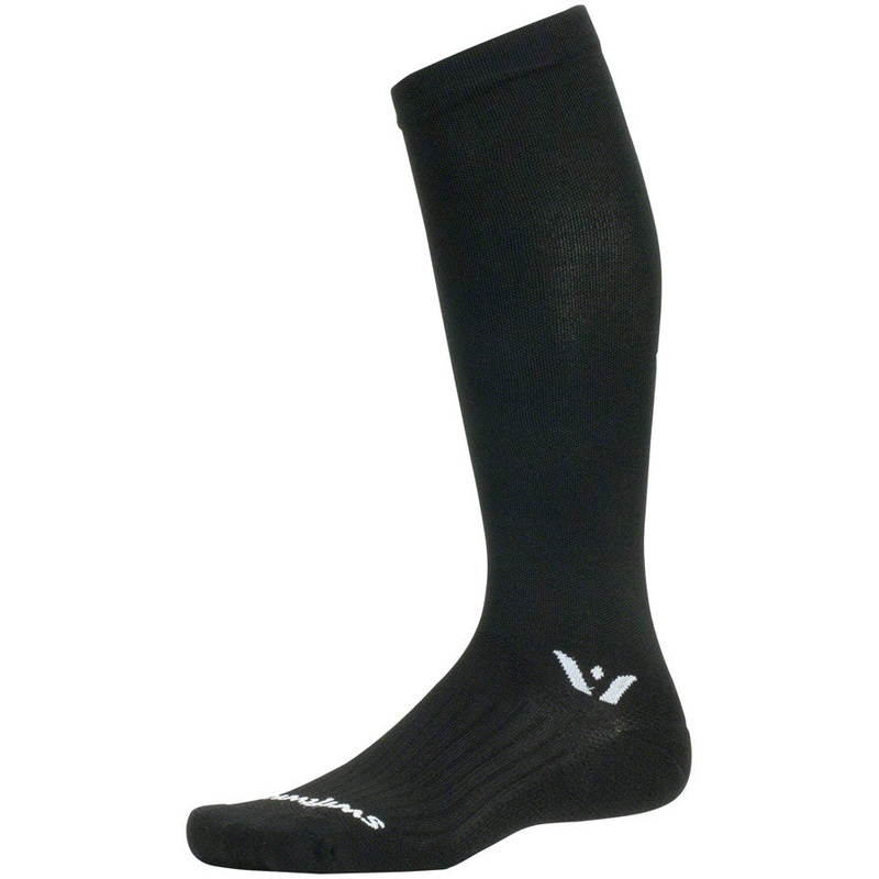 Swiftwick Aspire Knee High Socks – 12″ Black Large