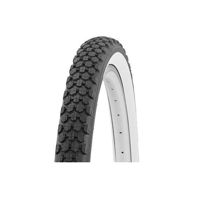 Ultracycle Coaster 26″ Cruiser Tire – Black-White Sidewall