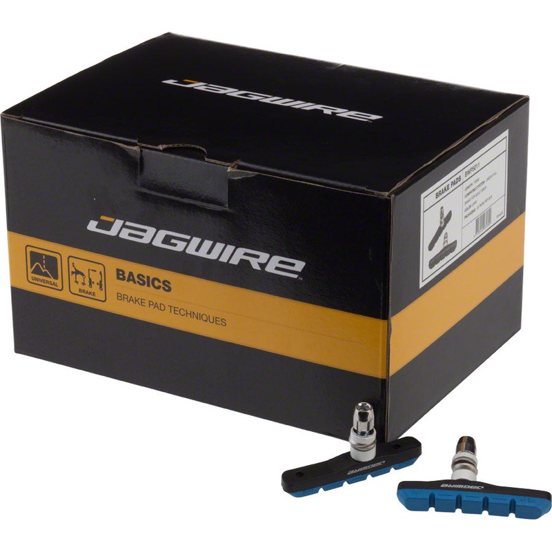 Jagwire Mountain Sport Brake Pads Threaded Post Box of 25 Pair, Blue