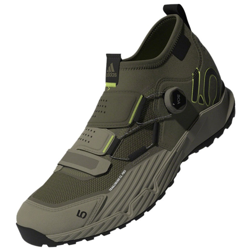 Five Ten Trailcross Pro Mountain Clipless Shoes – Mens Green/Black/Green 11