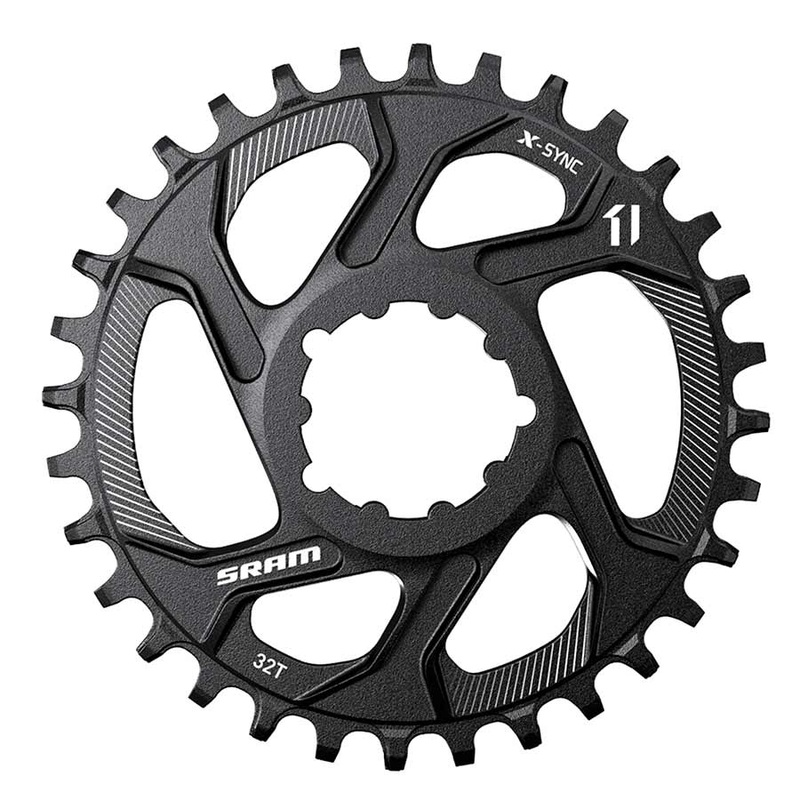 SRAM X-Sync Direct Mount Chainring – 28 Tooth 3mm Boost Offset 11-Speed BLK