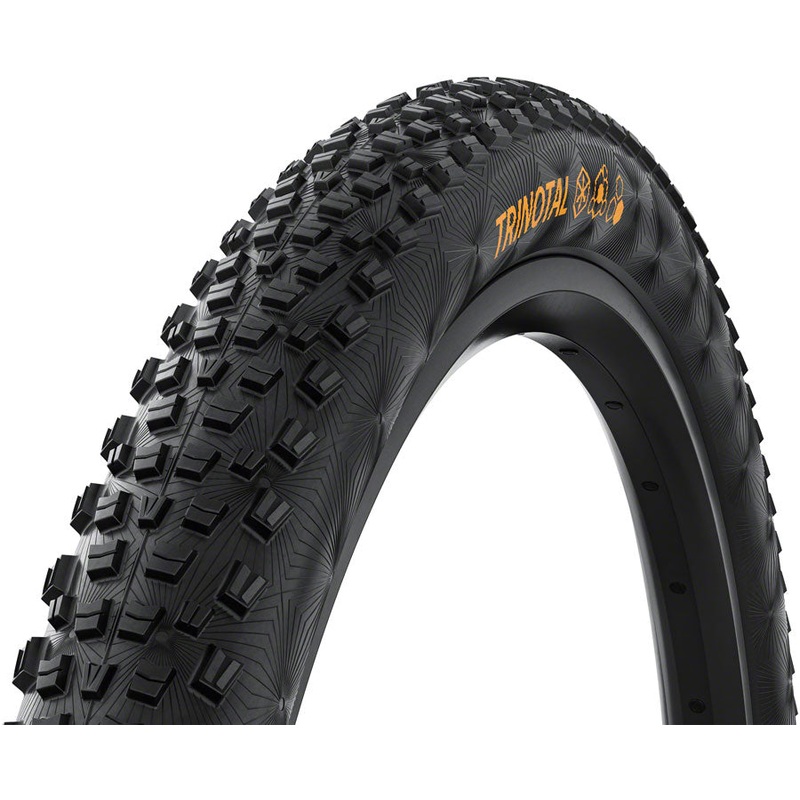 Continental Trinotal Tire – 29 x 2.40 Tubeless Folding BLK Rapid Trail Casing E25
