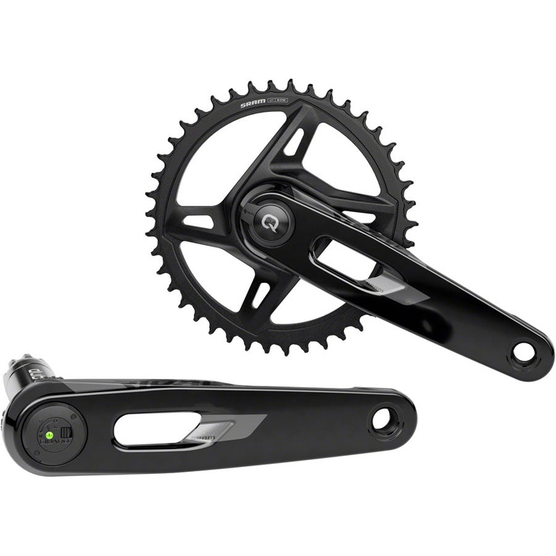 SRAM Rival 1x XPLR AXS Power Meter Wide Crankset – 165mm 12/13-Speed 42t 8-Bolt Direct Mount DUB PM Spindle Carbon E1