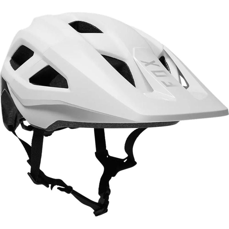 FOX Racing Mainframe Helmet Trvrs Wht Large – Open Box – (Without Original Box)