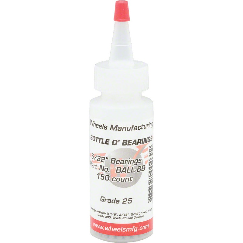 Wheels Manufacturing Grade 25 5/32″ Loose Ball Bearing: Bottle of 150