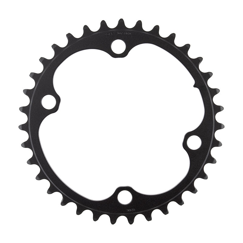 SRAM Force 2×12-Speed Inner Chainring – 35t 107 BCD 4-Bolt Blast BLK For use 48t Outer