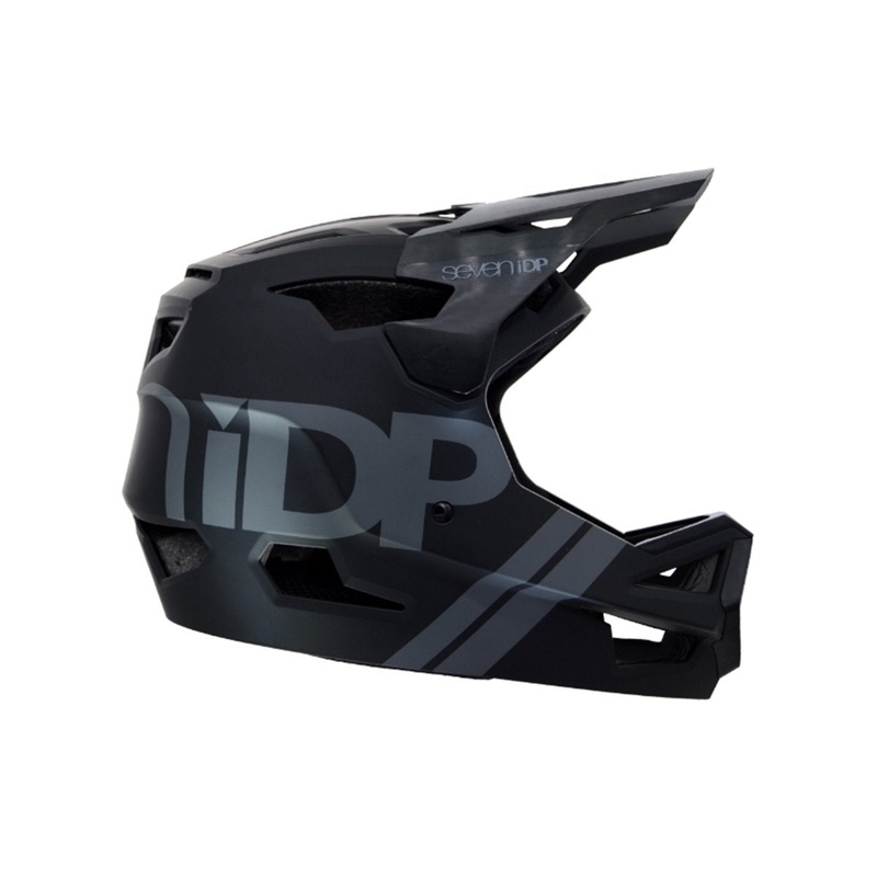 7 iDP Project.23 ABS Full Face Helmet – Matt Black-Gloss Black