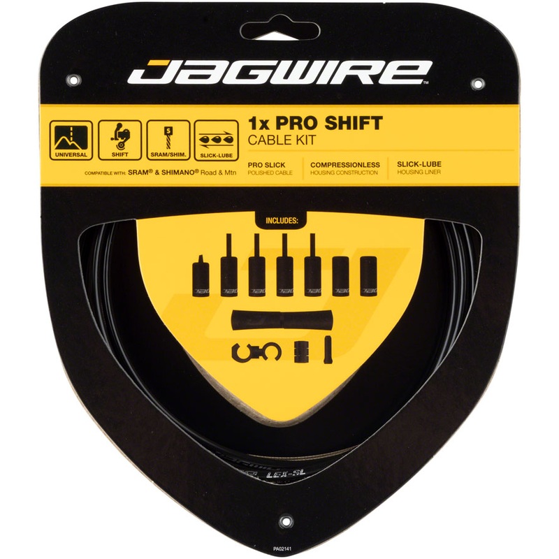 Jagwire 1x Pro Shift Kit Road/Mountain SRAM/Shimano, Black