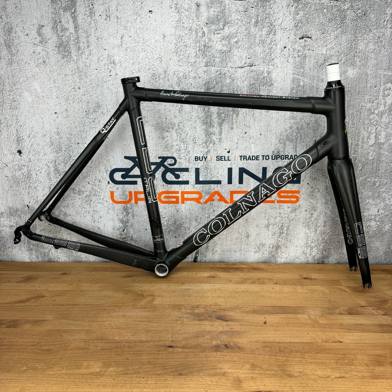 2011 Colnago C59 Italia Size 54s (56.5cm TT) Rim Brake Carbon Frameset 700c