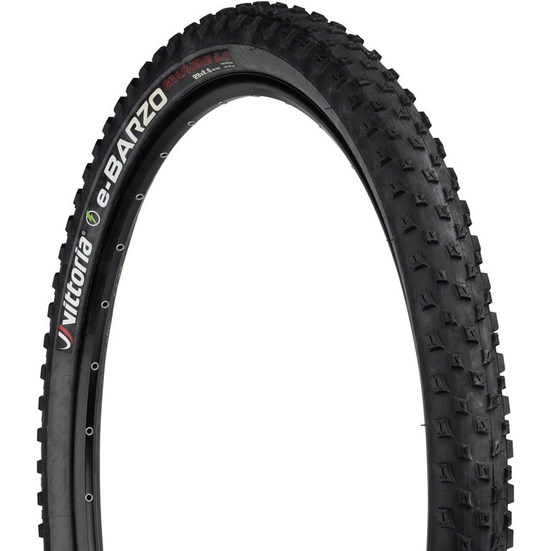 Vittoria e-Barzo Tire – 29 x 2.6 Tubeless Folding Black/Anthracite TNT G2.0