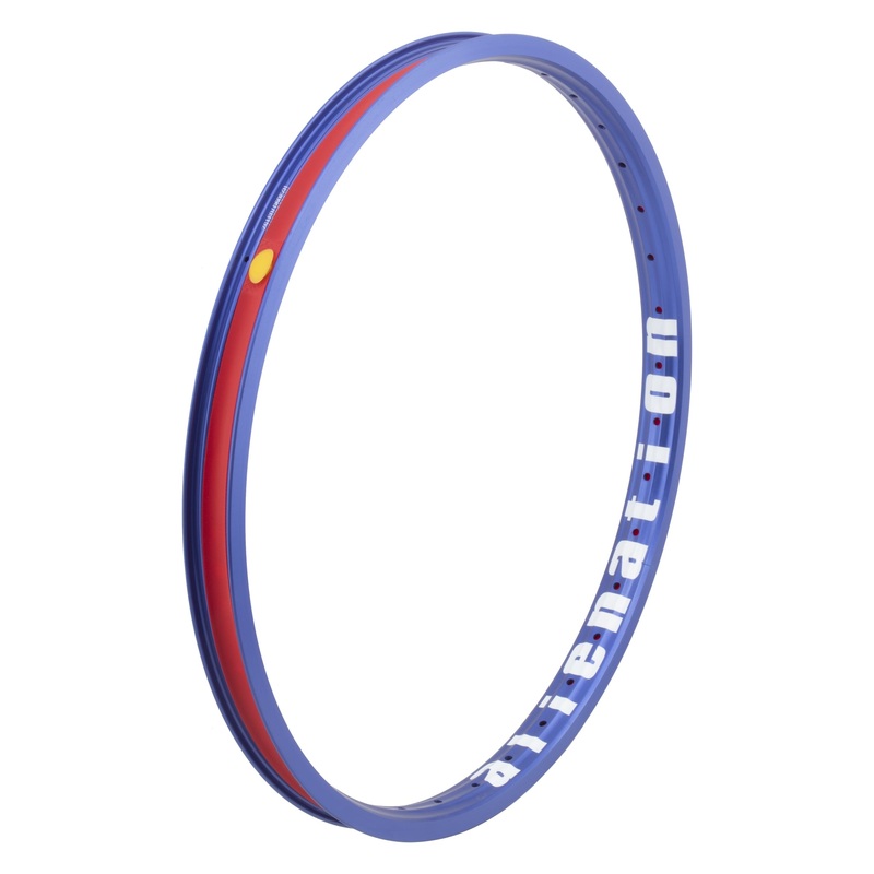 24″ (507mm) Alienation Malice G69 TSC 2.0 Rear Double Wall BMX Rim  – 36h – Blue