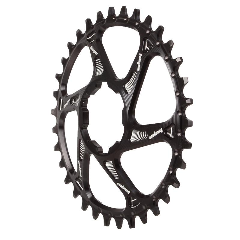 Spiderless Retainer Chainring – 34t  Direct Mount R22 Black
