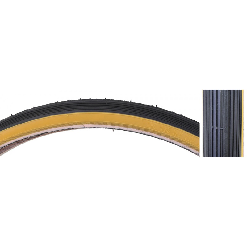 Sunlite Street S5/6 24×11/4 S5/6 Clincher Wire 50 Black/Gum Reflective BMX Bike