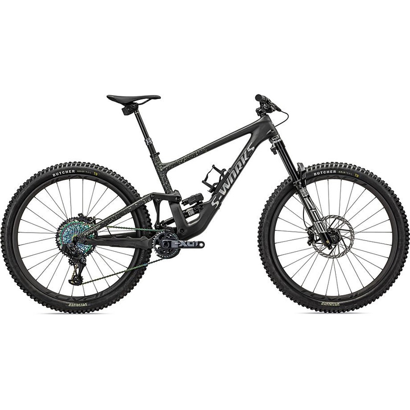 2022 Specialized enduro S-Works ltd bike satin carbon/brushed black liquid metal/limestone/brushed chrome s2