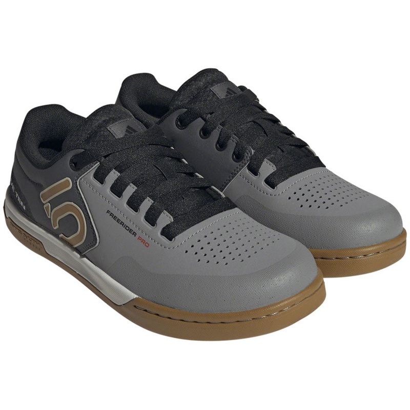 Five Ten Freerider Pro Flat Shoes – Mens Gray Three/Bronze/Core Black 13