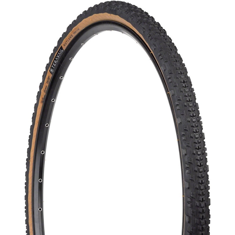 Teravail Rutland Tire – 700 x 42 Tubeless Folding Tan Durable