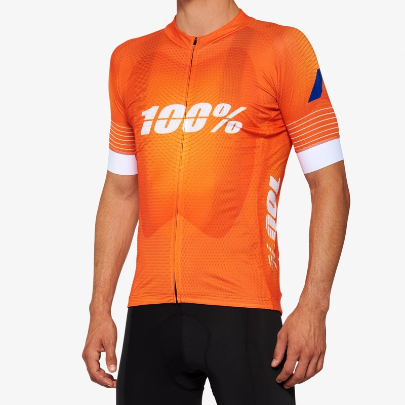 100% Exceeda Short Sleeve MTB Jersey – Orange